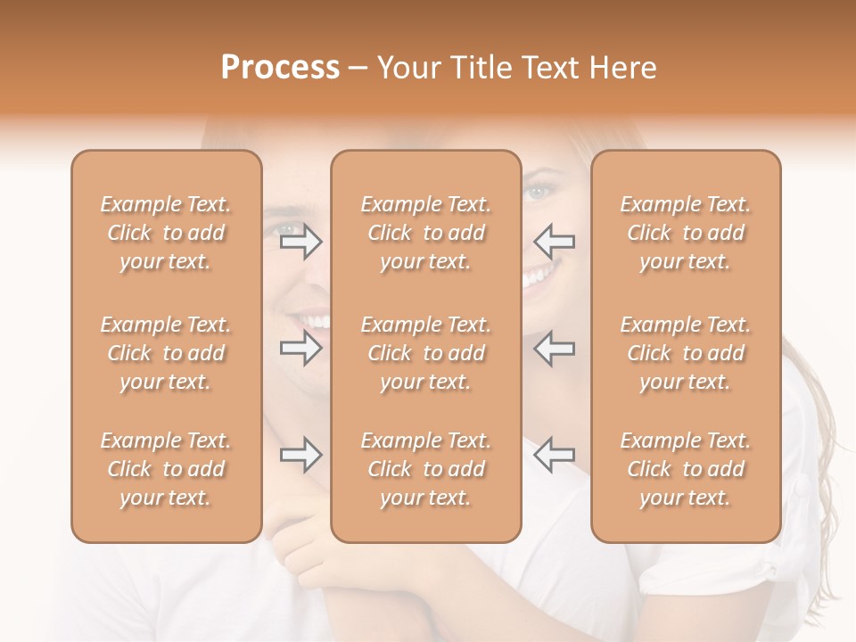 Honeymoon Dating Hug PowerPoint Template