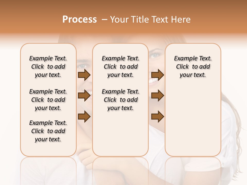 Honeymoon Dating Hug PowerPoint Template