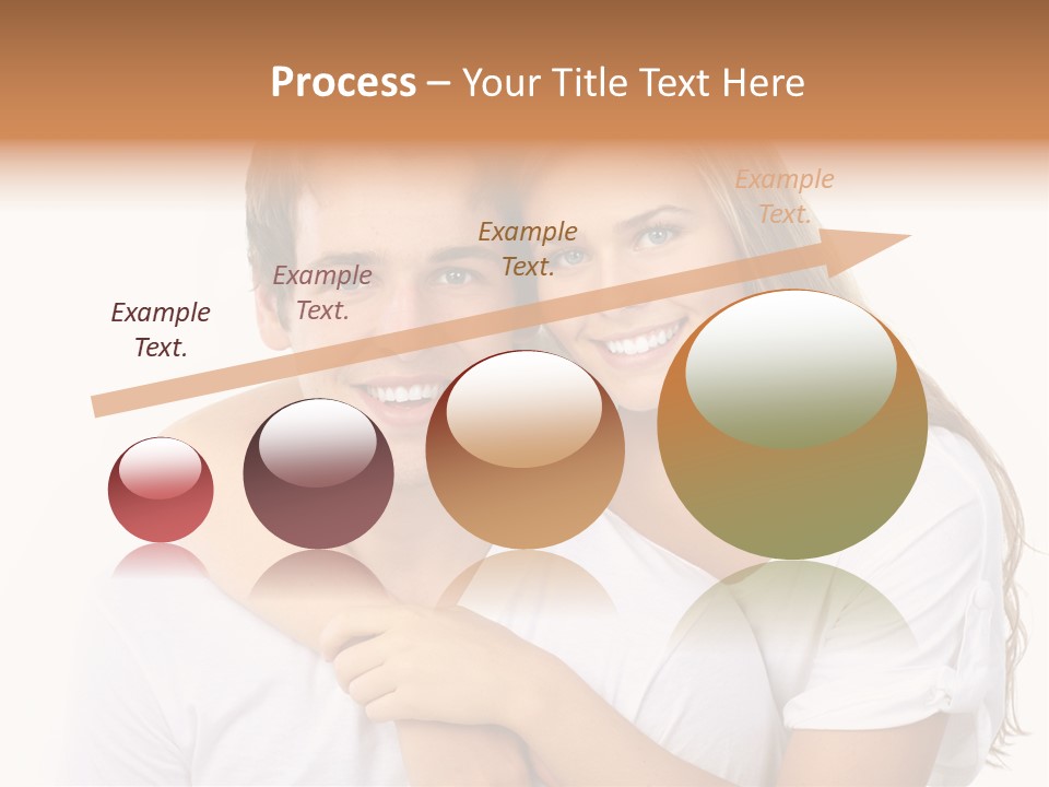 Honeymoon Dating Hug PowerPoint Template