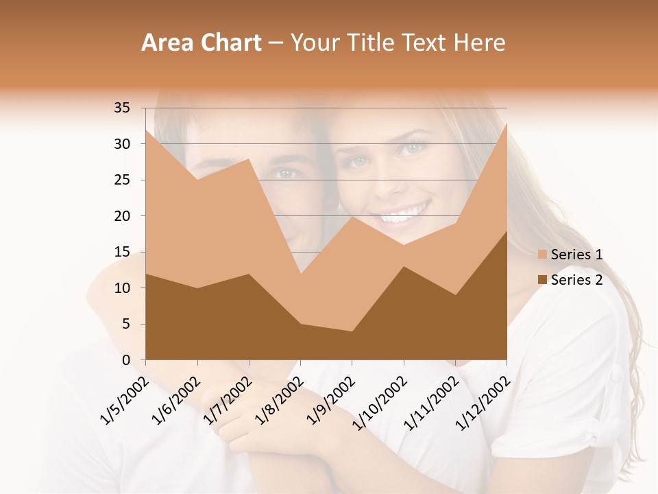 Honeymoon Dating Hug PowerPoint Template