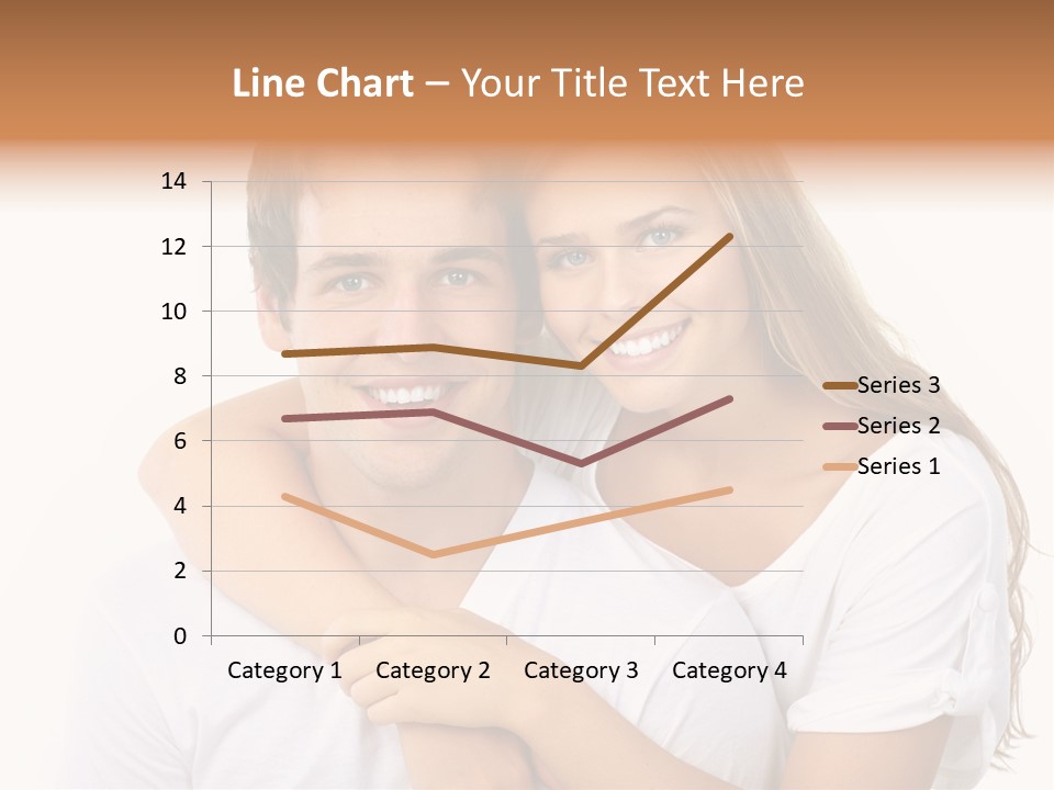 Honeymoon Dating Hug PowerPoint Template