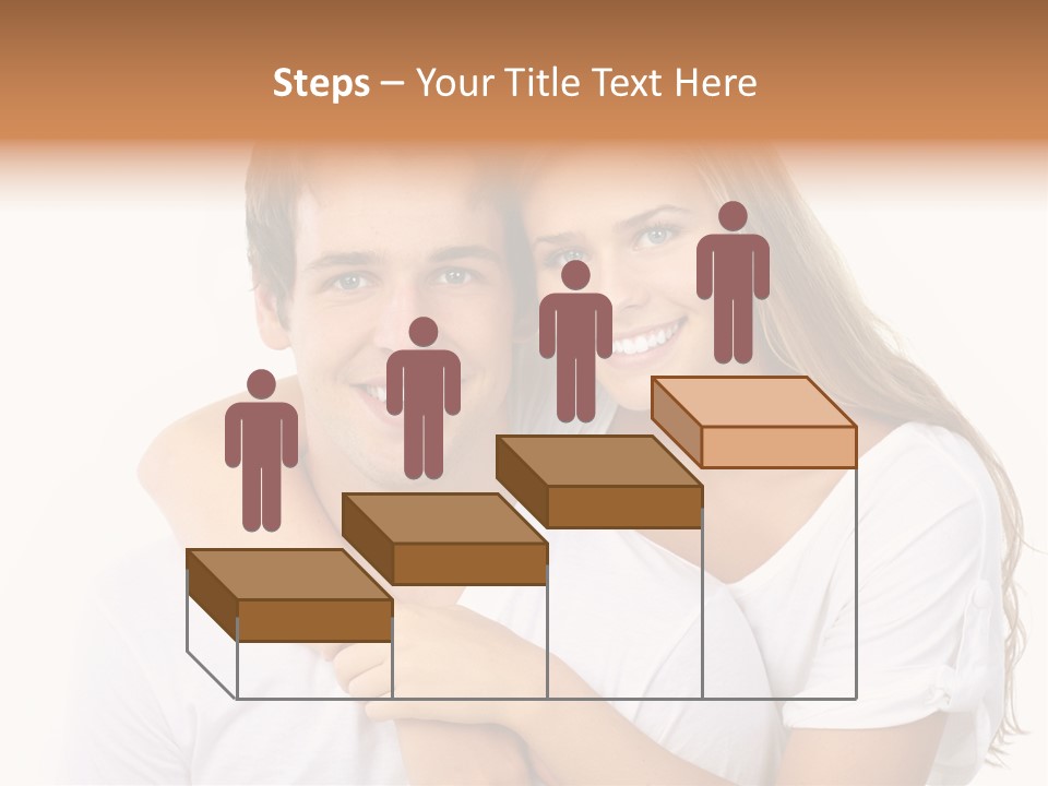 Honeymoon Dating Hug PowerPoint Template