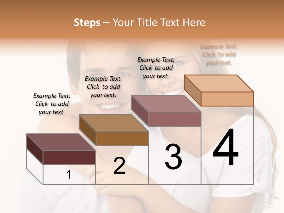 Honeymoon Dating Hug PowerPoint Template