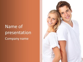 Mouth Isolate White PowerPoint Template