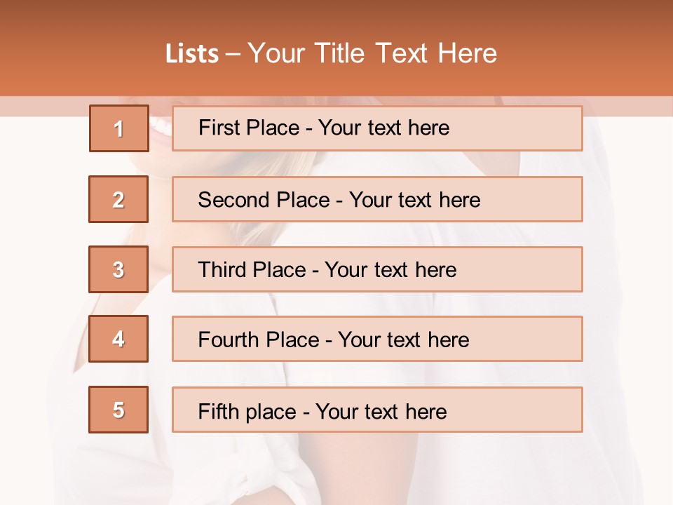Mouth Isolate White PowerPoint Template