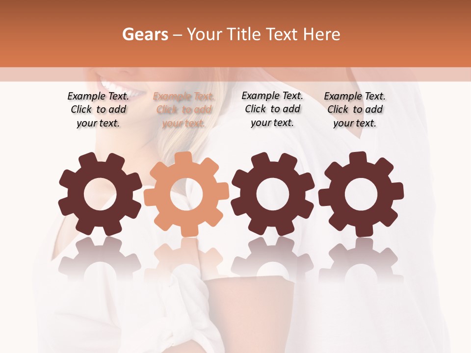 Mouth Isolate White PowerPoint Template