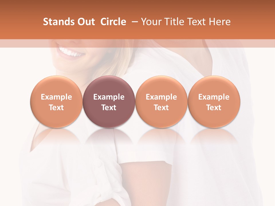 Mouth Isolate White PowerPoint Template