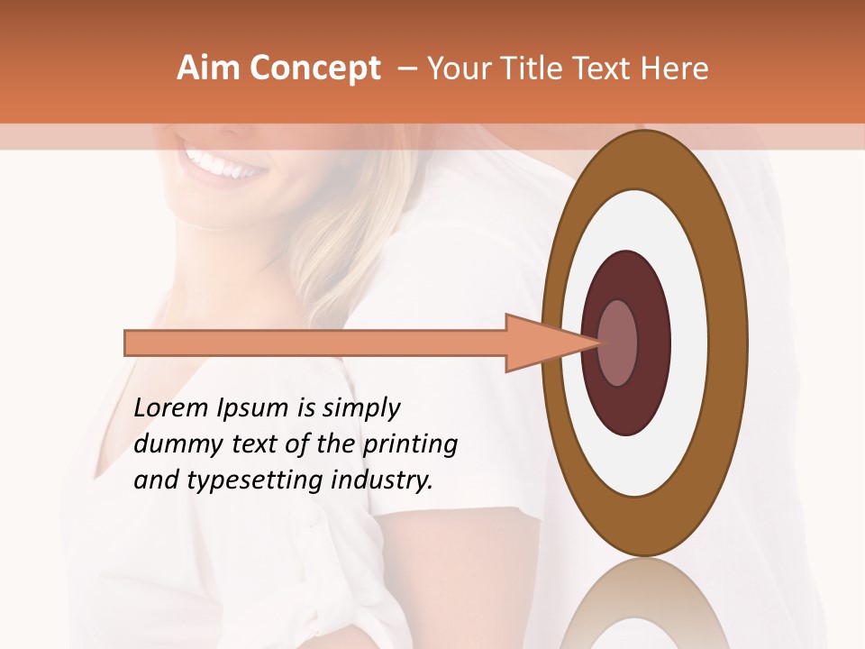 Mouth Isolate White PowerPoint Template