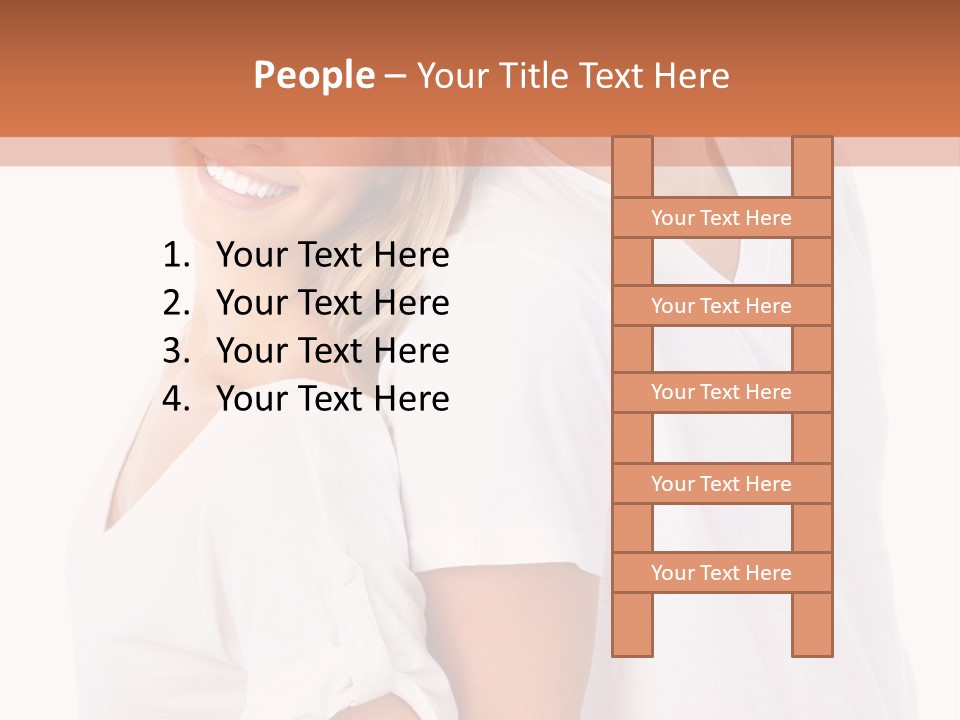 Mouth Isolate White PowerPoint Template