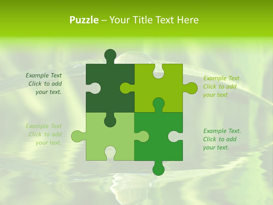 Purity Fresh Green PowerPoint Template