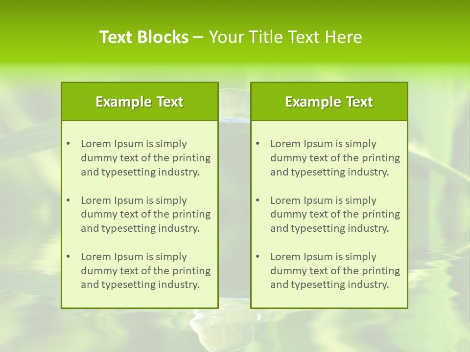Purity Fresh Green PowerPoint Template