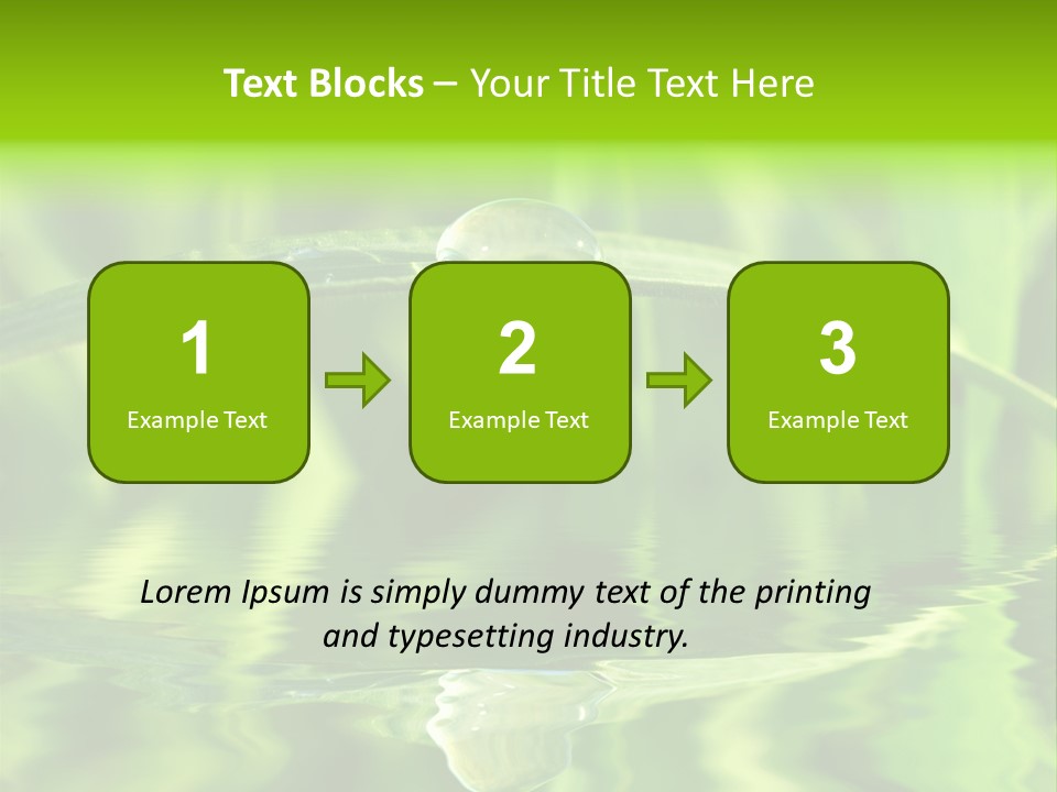 Purity Fresh Green PowerPoint Template