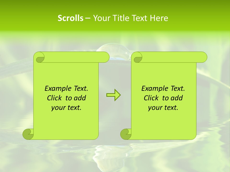 Purity Fresh Green PowerPoint Template