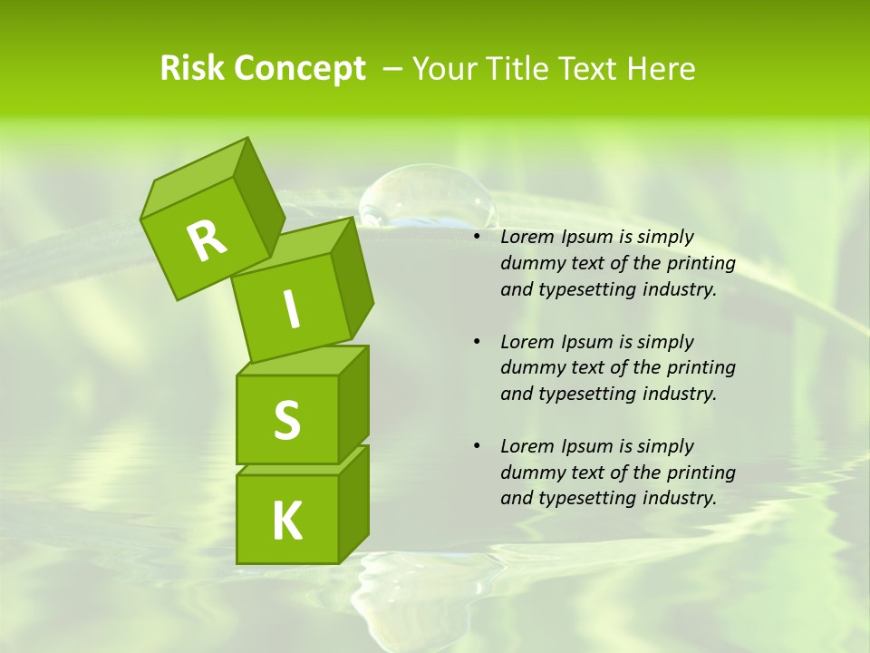 Purity Fresh Green PowerPoint Template