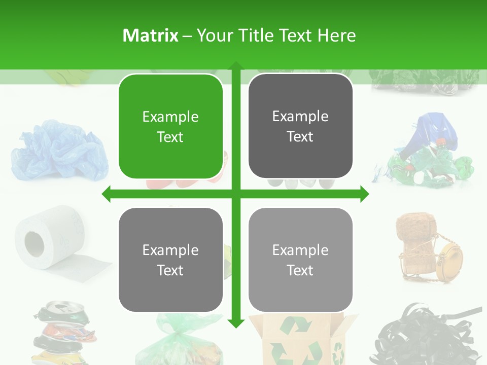 Recycle Cardboard Refuse PowerPoint Template