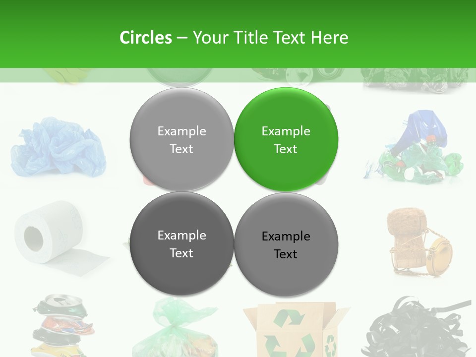 Recycle Cardboard Refuse PowerPoint Template