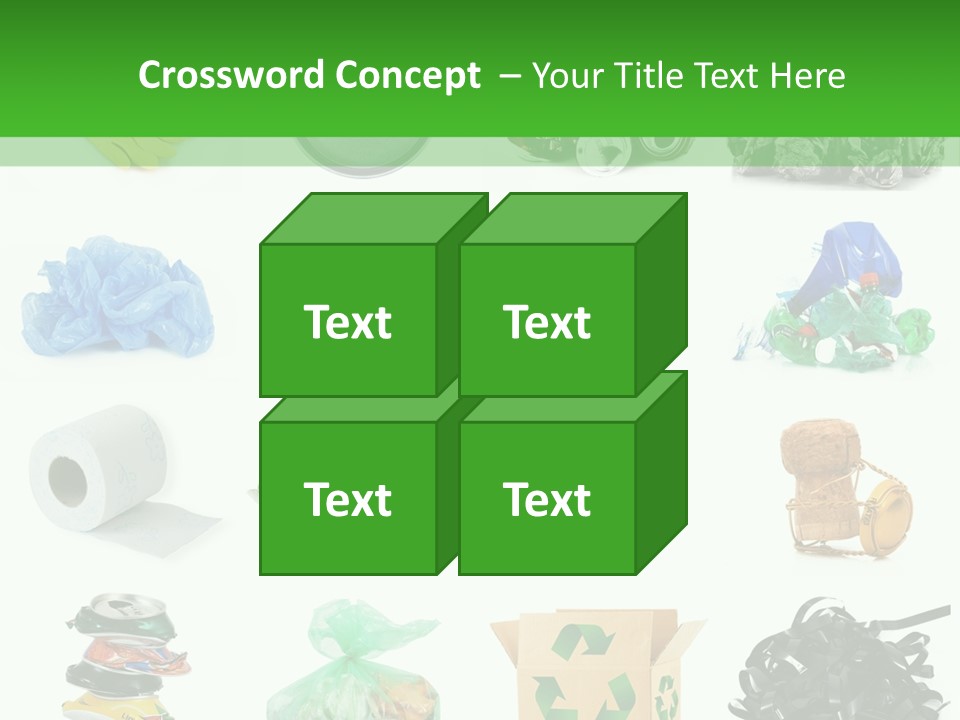 Recycle Cardboard Refuse PowerPoint Template