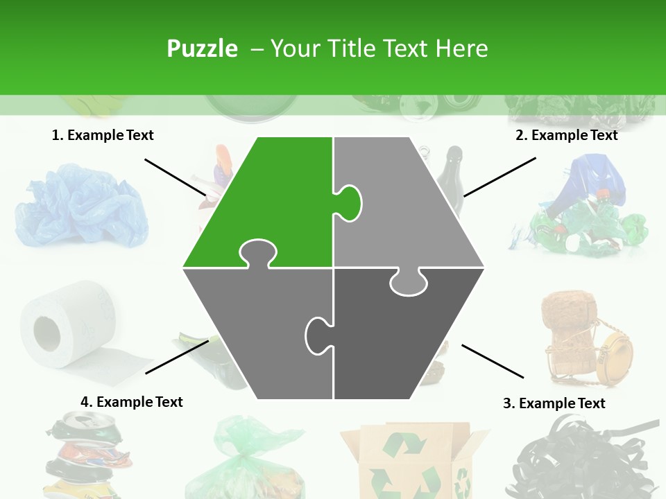 Recycle Cardboard Refuse PowerPoint Template