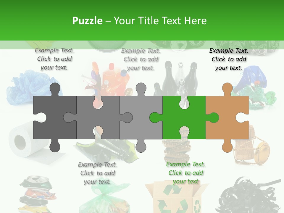 Recycle Cardboard Refuse PowerPoint Template