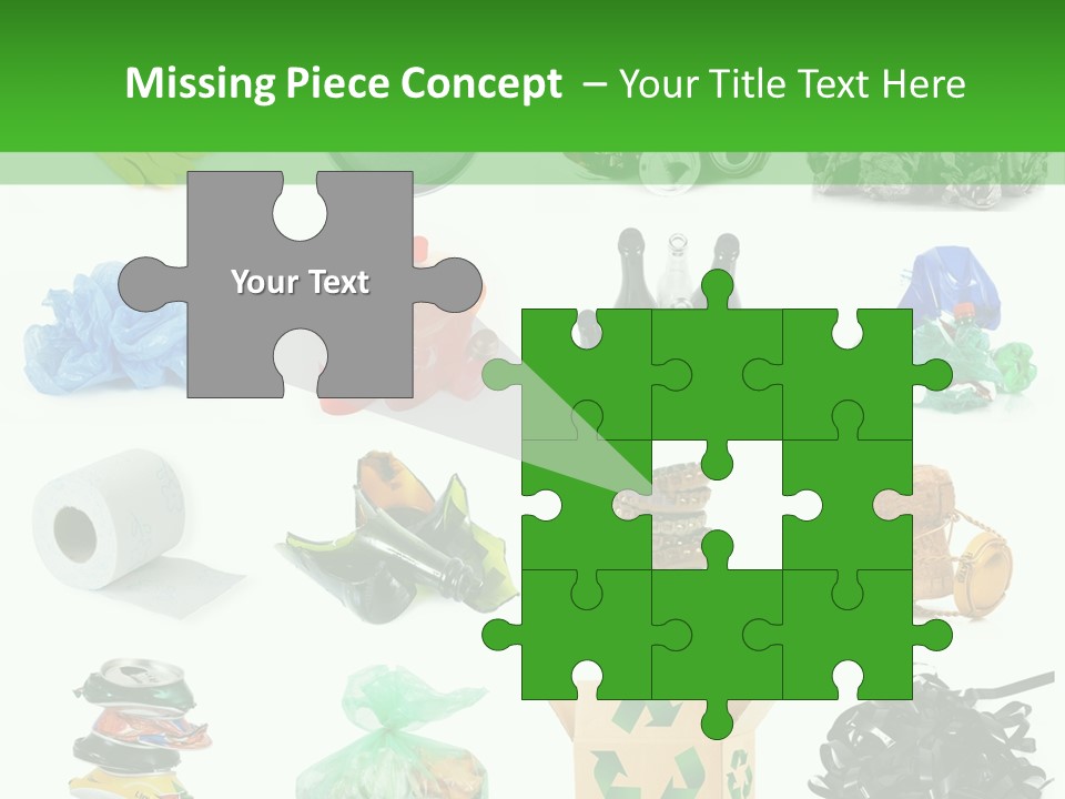 Recycle Cardboard Refuse PowerPoint Template