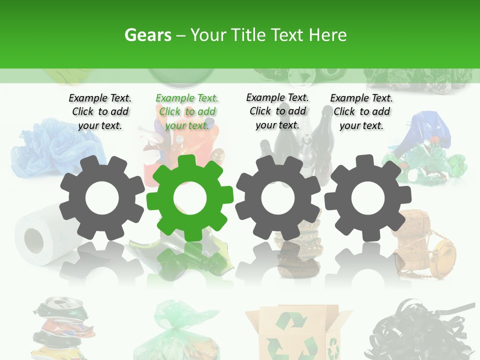 Recycle Cardboard Refuse PowerPoint Template