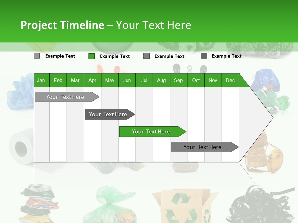 Recycle Cardboard Refuse PowerPoint Template