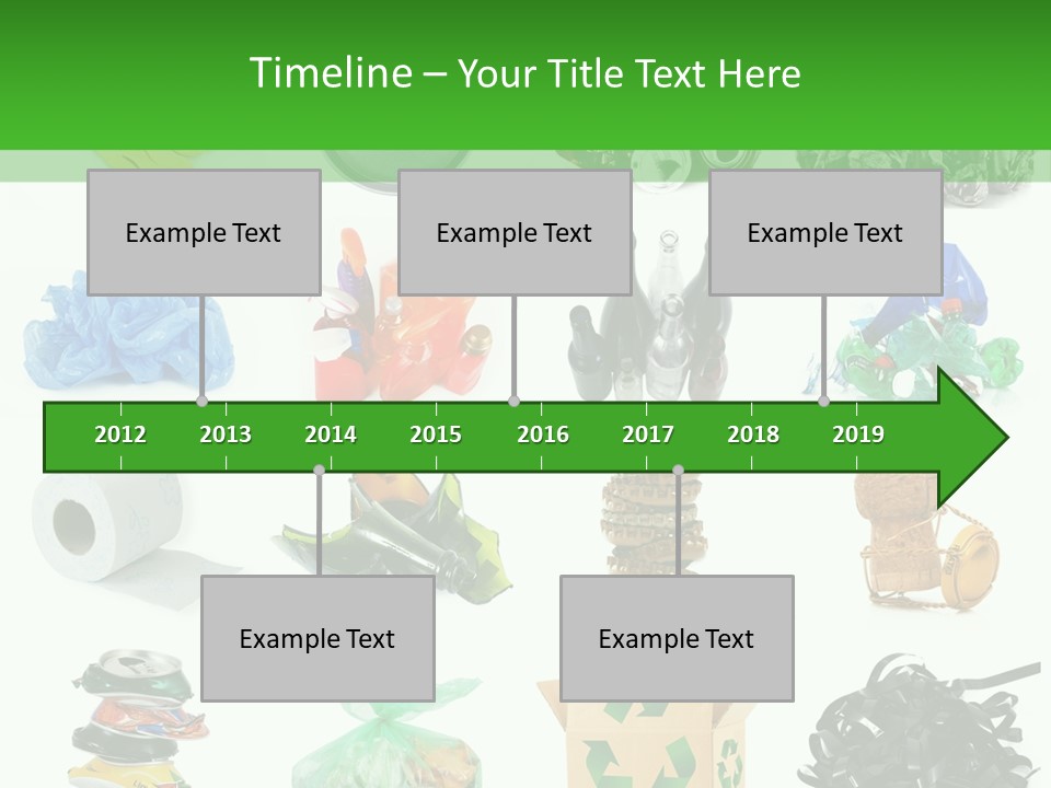 Recycle Cardboard Refuse PowerPoint Template