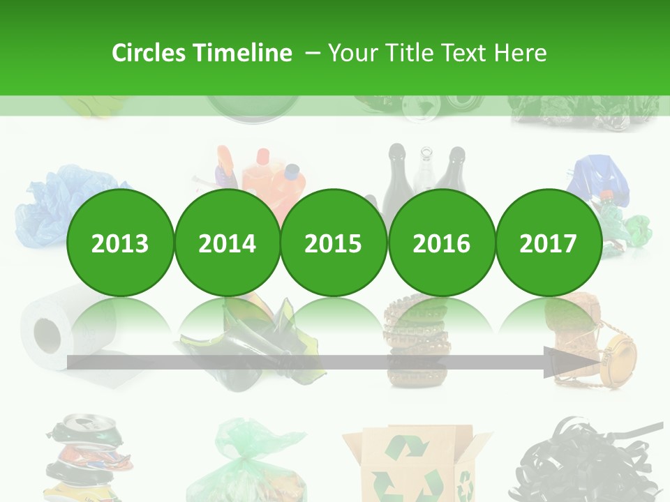 Recycle Cardboard Refuse PowerPoint Template