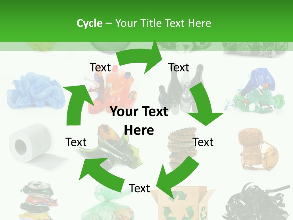 Recycle Cardboard Refuse PowerPoint Template