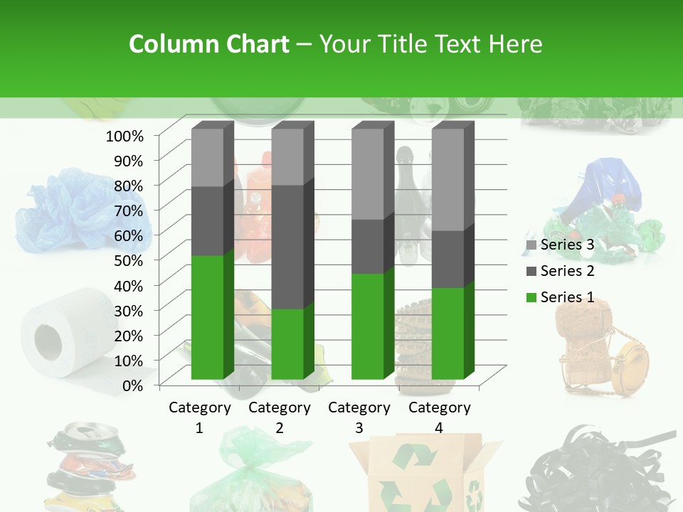 Recycle Cardboard Refuse PowerPoint Template