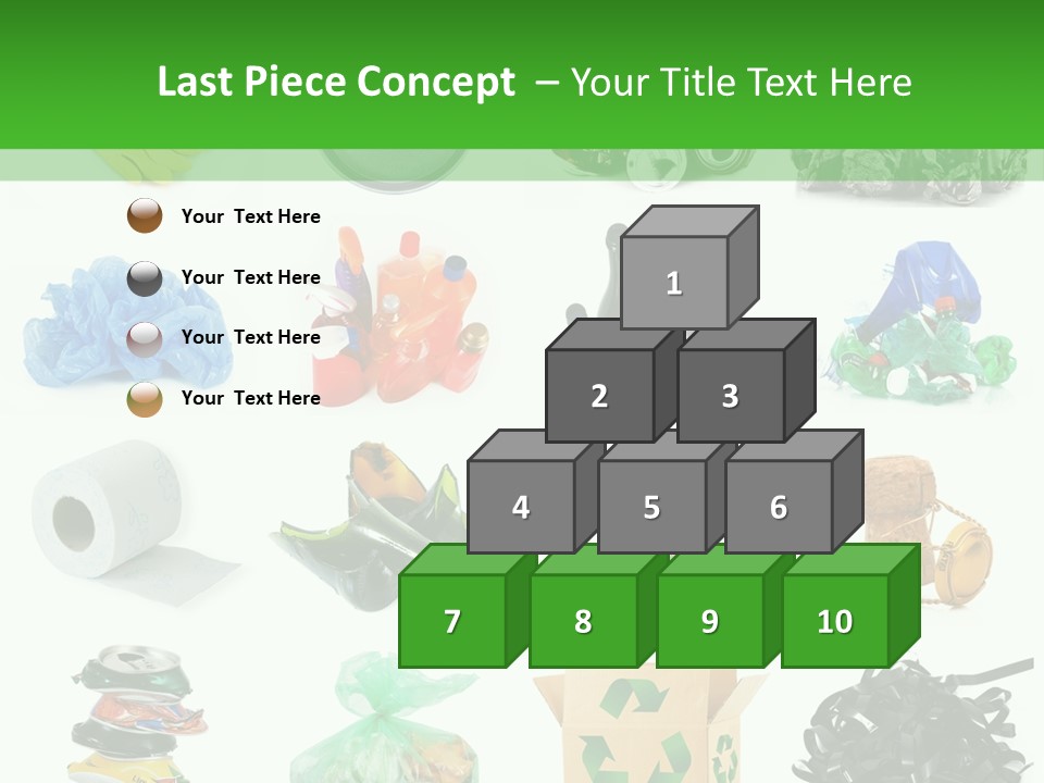 Recycle Cardboard Refuse PowerPoint Template