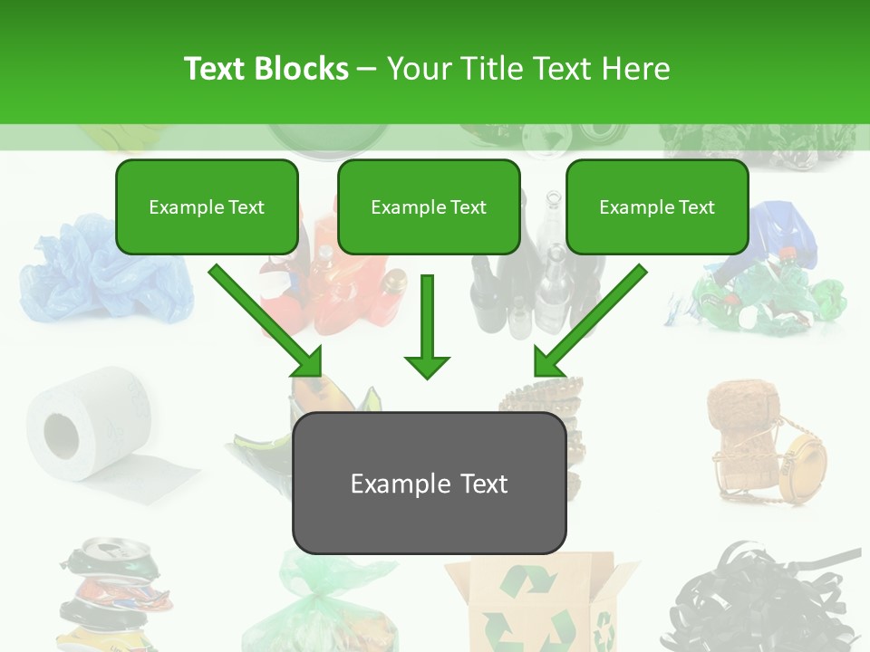 Recycle Cardboard Refuse PowerPoint Template