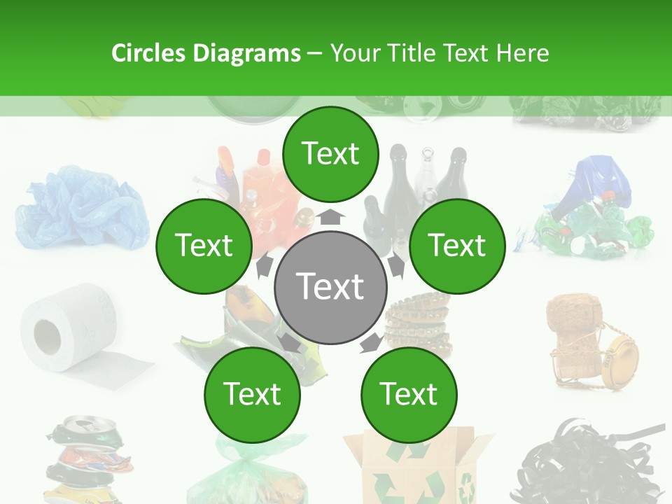 Recycle Cardboard Refuse PowerPoint Template