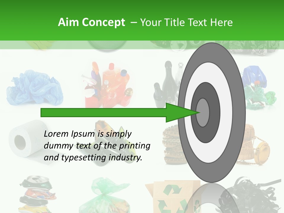 Recycle Cardboard Refuse PowerPoint Template