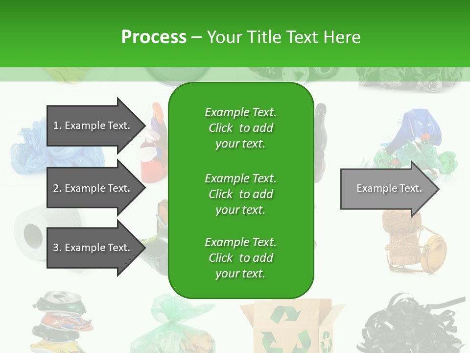 Recycle Cardboard Refuse PowerPoint Template