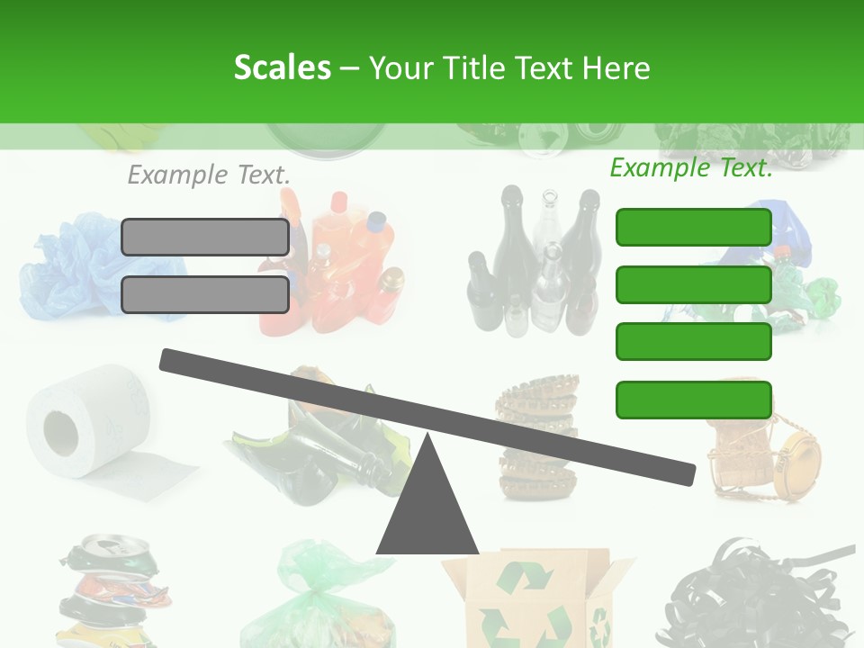 Recycle Cardboard Refuse PowerPoint Template
