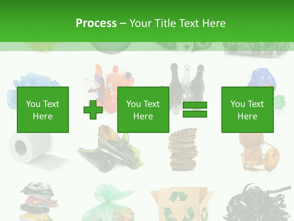 Recycle Cardboard Refuse PowerPoint Template