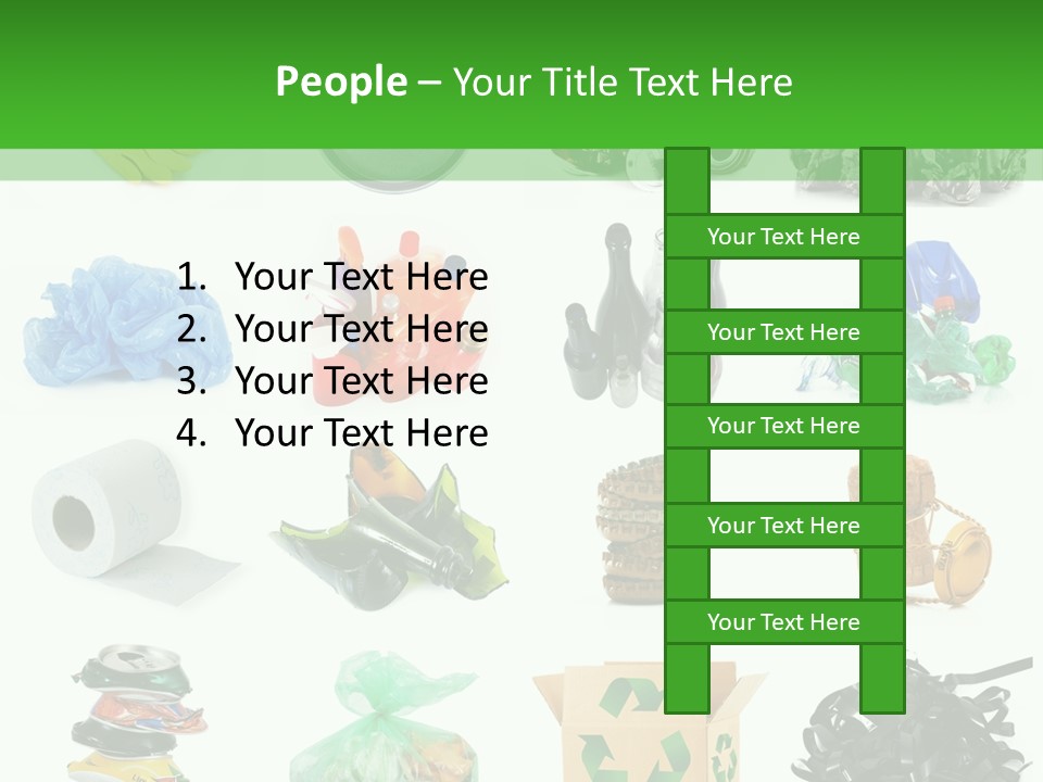 Recycle Cardboard Refuse PowerPoint Template