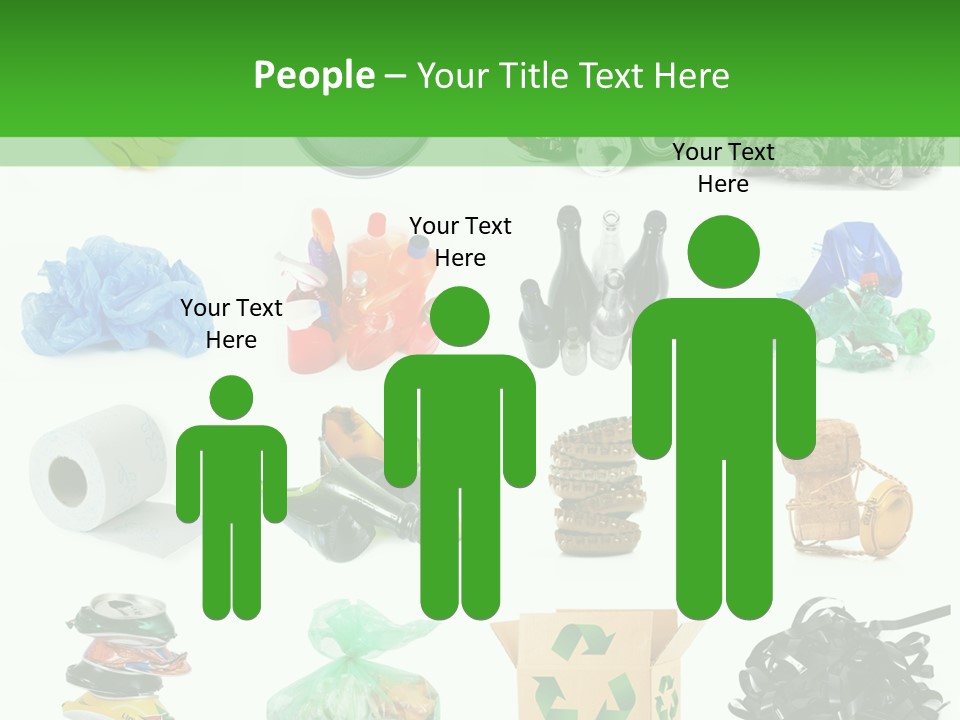 Recycle Cardboard Refuse PowerPoint Template