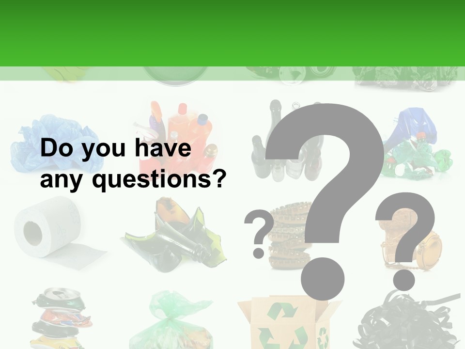 Recycle Cardboard Refuse PowerPoint Template