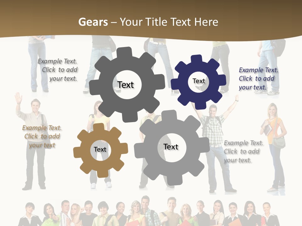 Student White Education PowerPoint Template