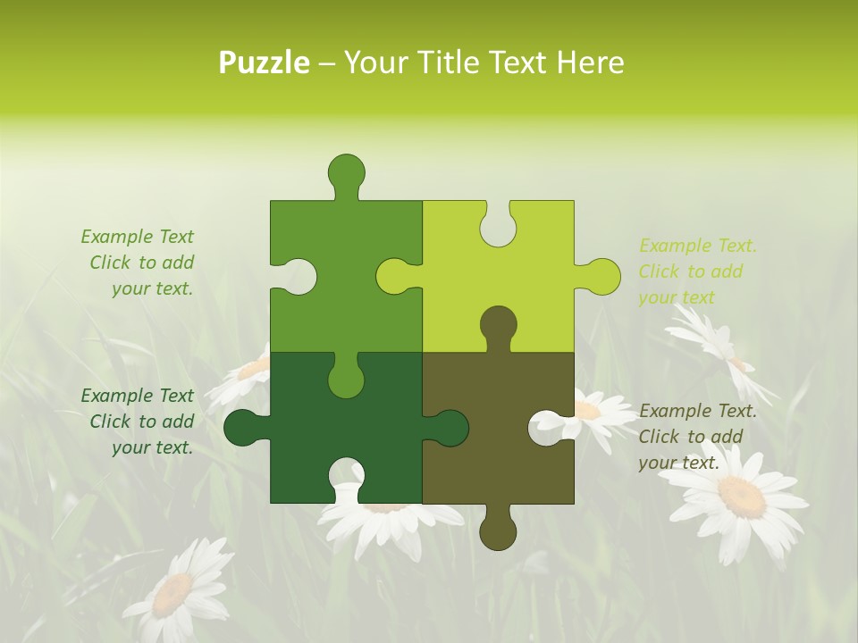 Daisy Beauty Herbal PowerPoint Template