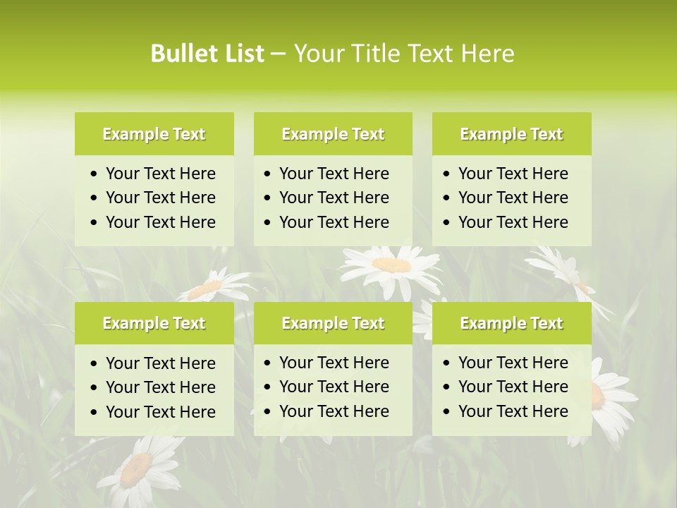 Daisy Beauty Herbal PowerPoint Template
