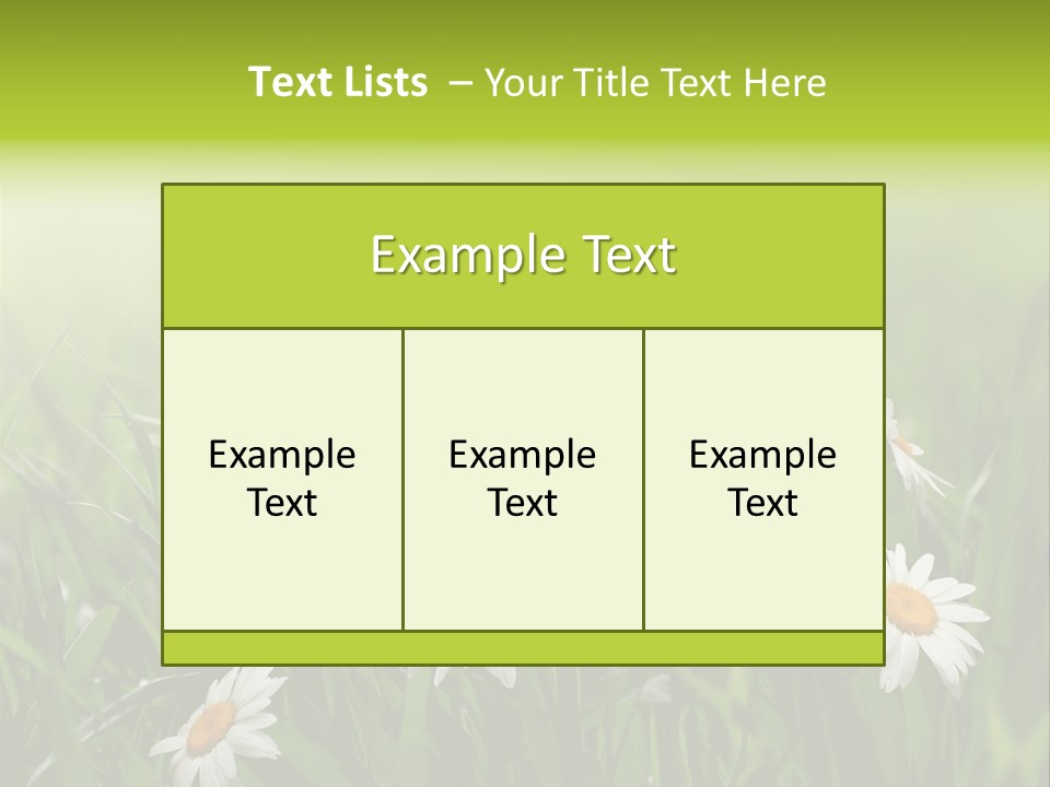 Daisy Beauty Herbal PowerPoint Template