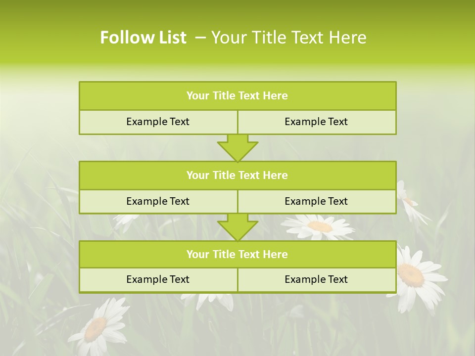 Daisy Beauty Herbal PowerPoint Template
