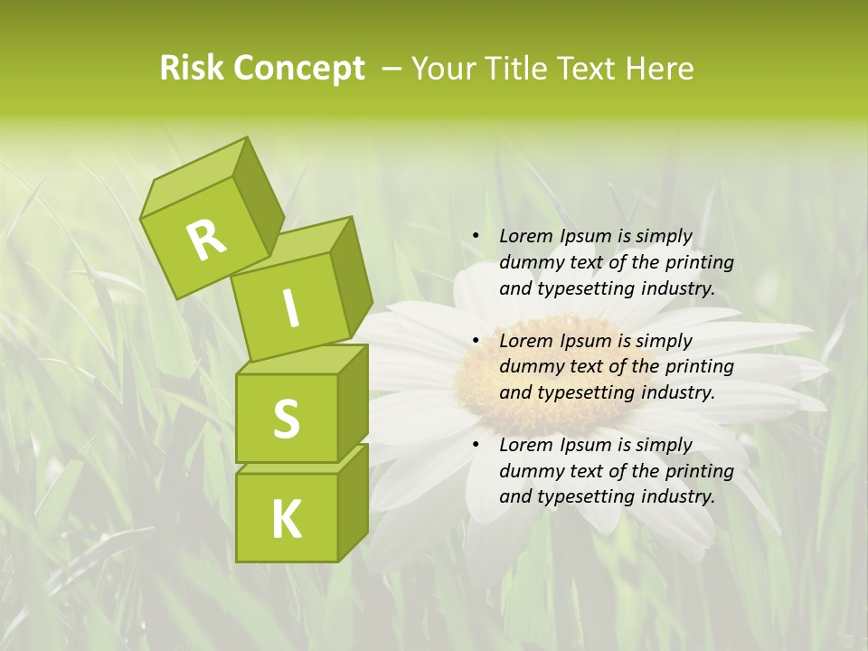 Macro Light Meadow PowerPoint Template