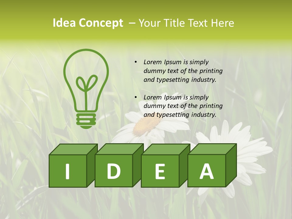 Bud Meadow Medicine PowerPoint Template