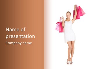 Retail Blond Bright PowerPoint Template