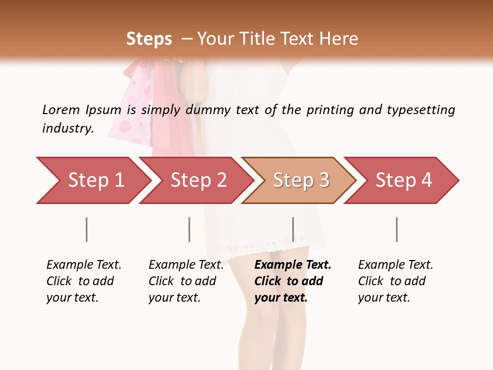 Retail Blond Bright PowerPoint Template