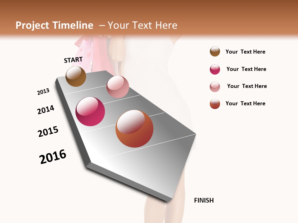 Retail Blond Bright PowerPoint Template